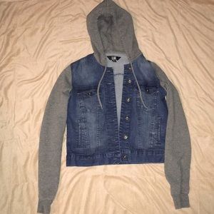 LUE by Pacsun hooded denim jacket